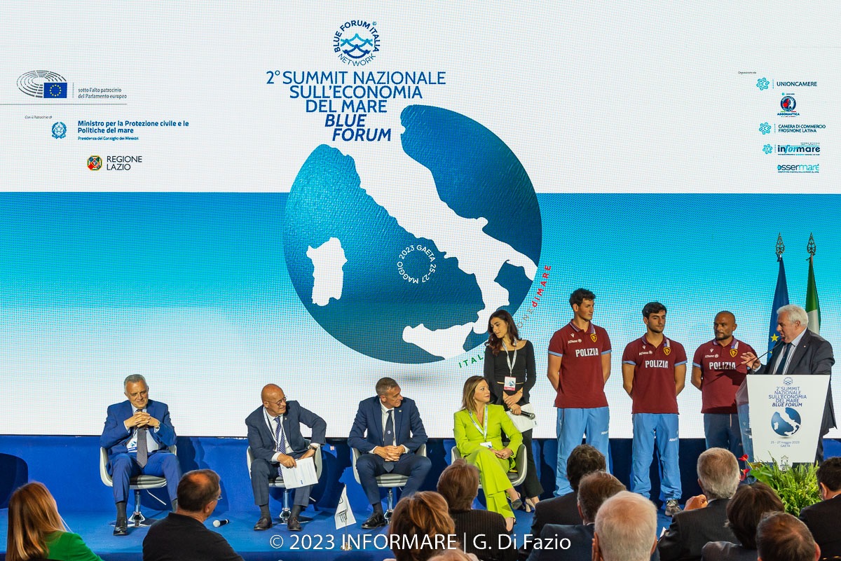 Turismo sportivo e il mare: Ussi premia a Gaeta i campioni testimonial